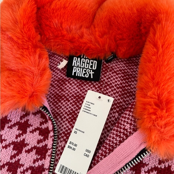 Ragged Priest furry sweater size XS - Picture 2 of 3
